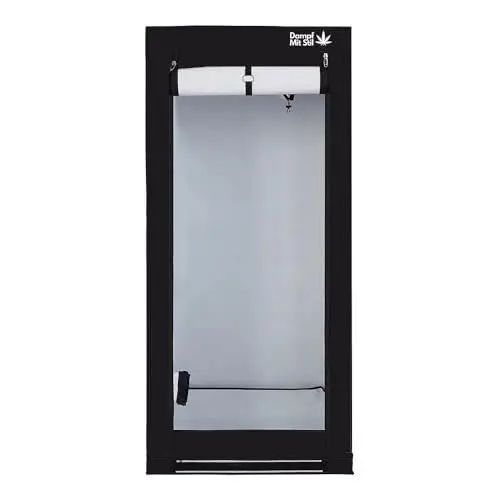 Produktbild: DAMPF MIT STIL Grow Box 80x80x180 cm - Premium Qualität - Indoor-Anbau - Schwarz (Black) - Oxford D600