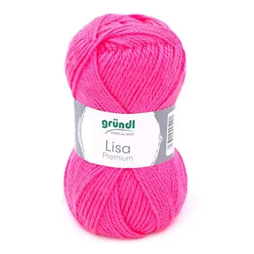 Produktbild: Gründl Garn, Acryl, neonpink, 50