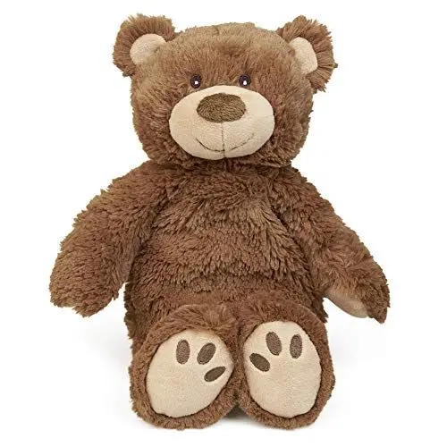 Produktbild: GRÜNSPECHT Naturprodukte 322-V2 Wärme-Kuscheltier, Bär, Mama, Rapssamen-Innenkissen, braun