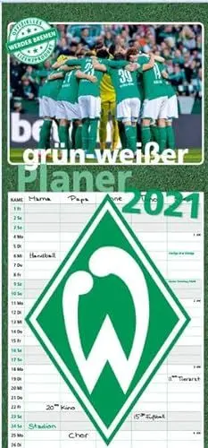Produktbild: grün-weißer Planer 2021: Mit 5 Spalten