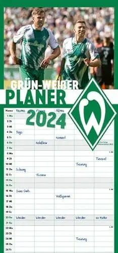 Produktbild: grün-weißer Planer 2024