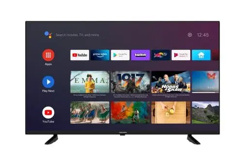 Produktbild: GRUNDIG (50 VOE 72) Fernseher 50 Zoll (126 cm) LED TV, Android TV, 4K UHD, HDR, Dolby Digital, Triple Tuner, Chromecast Built-in, Smart TV, Schwarz, 50 Inches