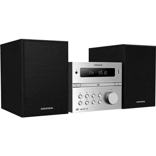 Produktbild: GRUNDIG CMS 4200 BT DAB+, Micro HiFi System, Silber-Schwarz, GHF1070