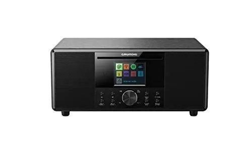 Produktbild: GRUNDIG GIR1070 DTR 7000 All-In-One Internetradio, FM/RDS/DAB+/Internetradio, Bluetooth, Schlummerfunktion, Dual Alarm, 2,8 Zoll Farbdisplay, Schwarz