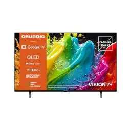 Produktbild: Grundig 55 VOE 84 Q Fernseher 55 Zoll (139 cm) QLED TV, VPI 1800, Google TV, 4K UHD, Dolby Vision, HDR10+, Motion Picture Improvement, Chromecast Built-in, Bluetooth, Smart TV, Schwarz