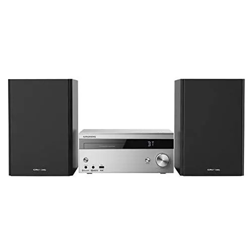 Produktbild: Grundig CMS 4000 BT DAB HiFi System Silber, mit Bluetooth