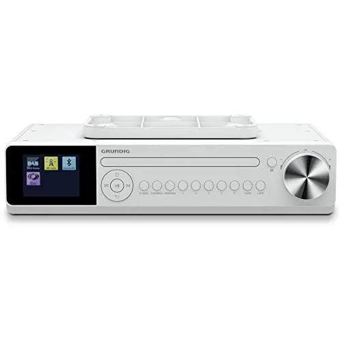 Produktbild: Grundig GKR1020 DKR 2000 BT DAB + CD Küchenradio mit Bluetooth, DAB + Empfang und CD-Player Weiß