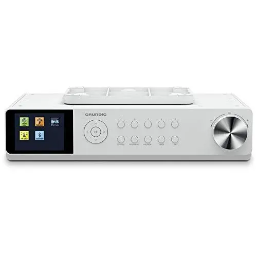 Produktbild: Grundig GKR1030 DKR 3000 BT DAB + WEB Küchenradio mit Bluetooth, DAB + Empfang und Internetradio Weiß