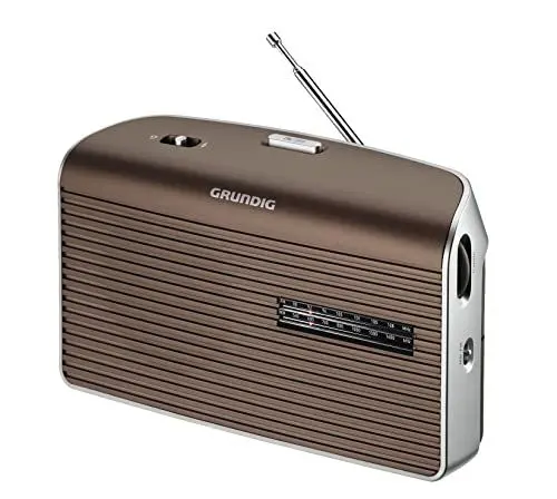 Produktbild: Grundig Music 60, empfangsstarkes Radio im modernen Design, brown/silver