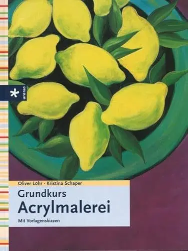Produktbild: Grundkurs Acrylmalerei: Mit Vorlagenskizzen