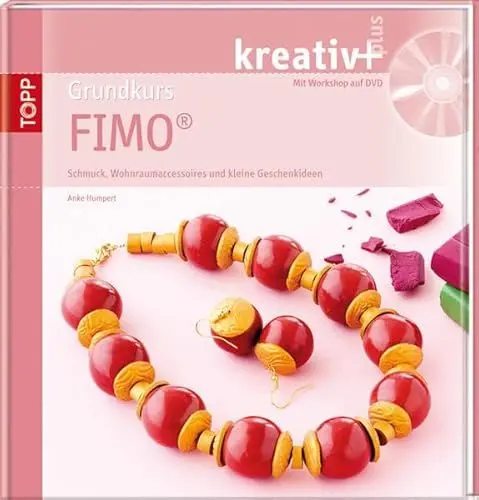 Produktbild: Grundkurs Fimo, m. DVD: Schmuck, Wohnraumaccessoires und kleine Geschenkideen