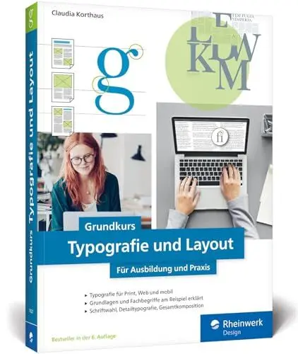 Produktbild: Grundkurs Typografie und Layout: Für Ausbildung, Studium und Praxis – Ausgabe 2020