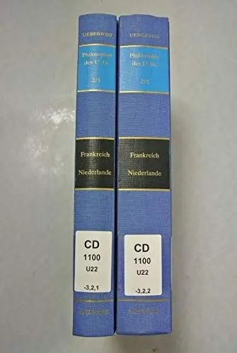 Produktbild: Die Philosophie Des 17. Jahrhunderts: Frankreich Und Die Niederlande