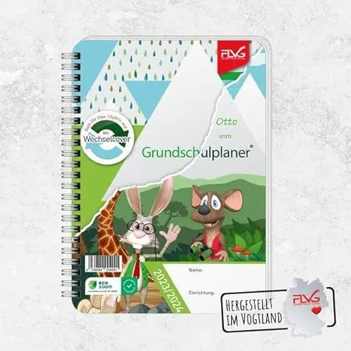 Produktbild: Grundschulplaner mit Frieda & Otto 2023/2024