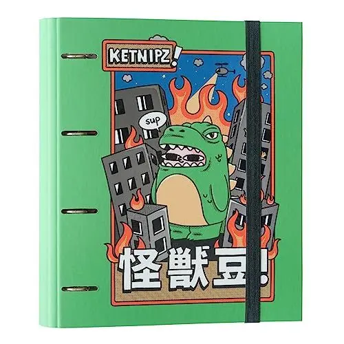 Produktbild: Grupo Erik Ringordner A4 Schmal 4 Ringe - Ketnipz Ordner A4 Schmal - Aktenordner 4 Ringe - Ringbuch A4 - A4 Ordner A4 Schmal - Ringbuch A4 Aktenordner A4 Büro Zubehör Schul Zubehör