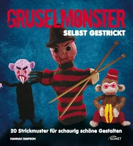 Produktbild: Gruselmonster selbst gestrickt: 20 Strickmuster für schaurig-schöne Gestalten