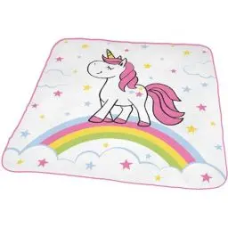 Produktbild: Gruss & CO Zauberhandtuch Motiv Einhorn | Gästehandtuch, 30 cm x 30 cm, gepresst, 100% Baumwolle | Geschenk, Schultüte, Kindergeburtstag | 48828