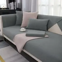 Produktbild: GRUYWC Chenille Sofabezug, Rutschfester Couch üBerzug, Hund Katze Sofaschoner, 1/2/3/4 Sitzer Sofa üBerwurf, füR U Form/L Form Sektionssofa