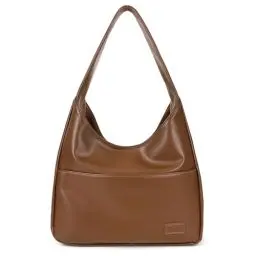 Produktbild: GSenhui Hobo Bag Tote Bag Damen Uni Tasche Umhängetasche Gross Tragetasche Große Kapazität Damen-Schultertaschen Handtasche Schule Vintage Beuteltasche Ledertasche Schwarz