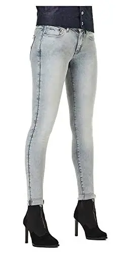 Produktbild: G-Star RAW Damen 3301 Mid Skinny Jeans, Grau (Sun Faded Grey D05889-9882-6013), 26W / 34L