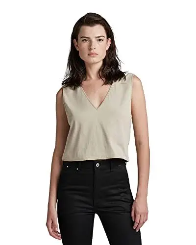 Produktbild: G-STAR RAW Damen Boxy Cropped Graphic Weste