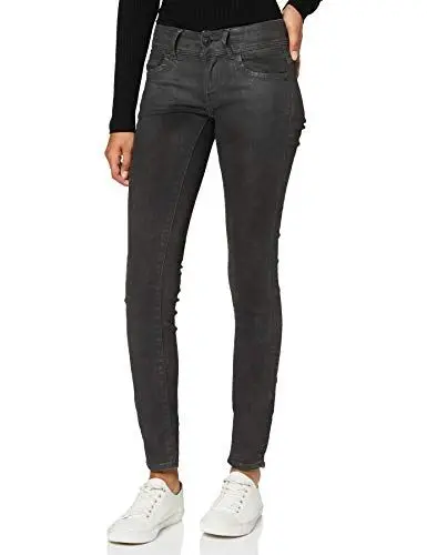 Produktbild: G-STAR Damen Lynn Mid Waist Skinny Jeans, Schwarz (Cobler Smash 60885-6009-4947), 26W / 34L