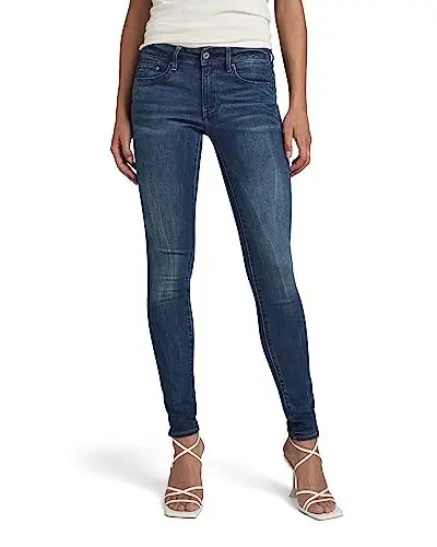 Produktbild: G-STAR RAW Damen Midge Zip Mid-Waist Skinny Jeans