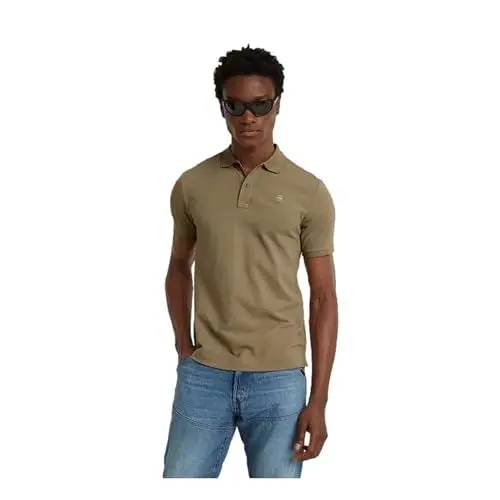 Produktbild: G-Star RAW Herren Dunda Slim Poloshirt, Braun (dk Fawn D11595-5864-7172), M