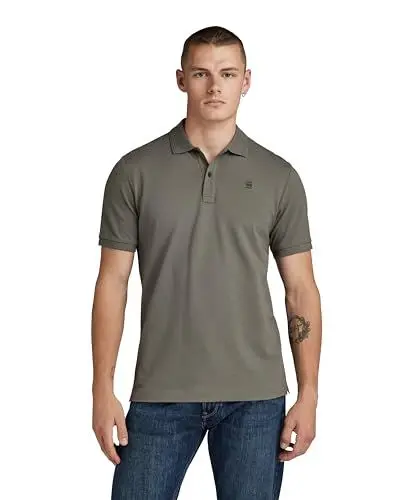 Produktbild: G-Star RAW Herren Dunda Slim Poloshirt, Grau (gs Grey D11595-5864-1260), L