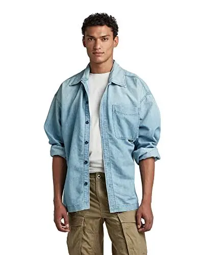 Produktbild: G-STAR RAW Herren Premium Boxy Fit Hemd