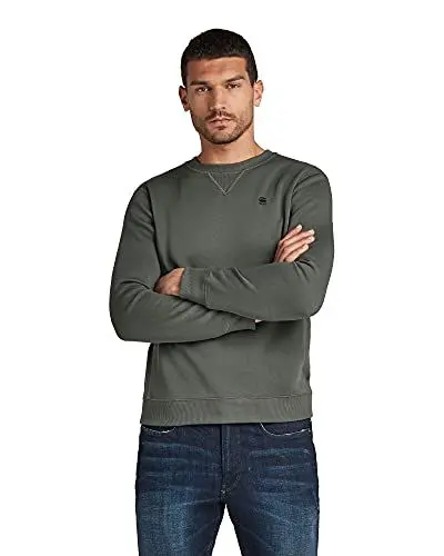 Produktbild: G-STAR Herren Premium Core Sweatshirt, Grau (Graphite D16917-C235-996), S