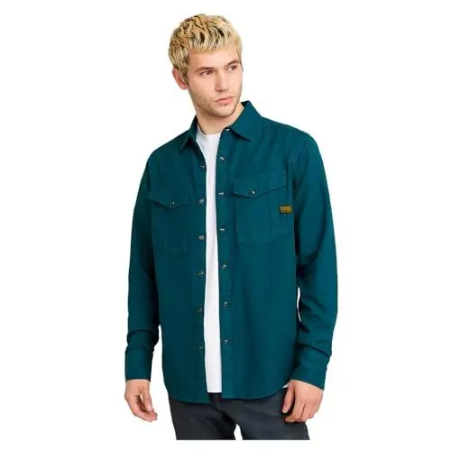 Produktbild: G-Star Herren Dakota Slim Hemd, Blau (Nitro gd D25223-D454-D150), M