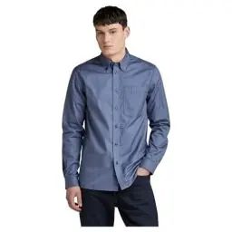Produktbild: G-Star RAW Herren One Pocket Regular Hemd, Blau (Vintage Indigo D24292-A504-G278), L