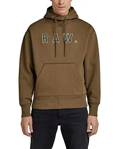 Produktbild: G-Star RAW Herren Vulcanic RAW Loose Hooded Sweatshirt, Braun (rain Drum D22231-A612-D307), M