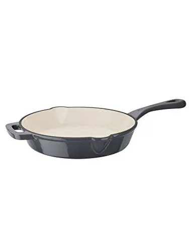 Produktbild: GSW ‎716352 Grey Shadow Pfanne mit Gegengriff und 2 Ausgüssen o. Deckel, Gusseisen, grau/creme - ⌀26 cm