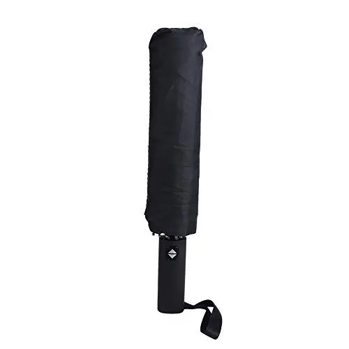 Produktbild: Gsycle Automatischer Regenschirm, Mini, tragbar, faltbar, Sonnenschutz, Reiseschirm, kompakter Regenschirm für Regen, Sonne, Schwarz
