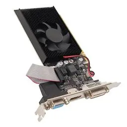 Produktbild: GT 610 Grafikkarte, 2 GB DDR3 64 Bit PCI Express 1,1 X 16 Video Grafikkarte mit HDMI DVI VGA Anschluss, Grafikkarte mit Lüfter für Desktop Computer