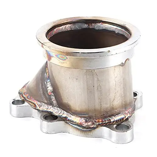 Produktbild: GT25 GT28 T25 T28 Downpipe Flansch 5-Loch-Adapter, V-Band 2,5 Zoll/63 Mm Edelstahl, Langlebig und