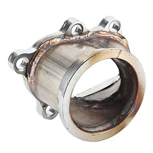 Produktbild: GT25 GT28 T25 Turbo Downpipe Flanschadapter, 2,5 Zoll V-Band Edelstahl, Geeignet für Turbinengehäuse