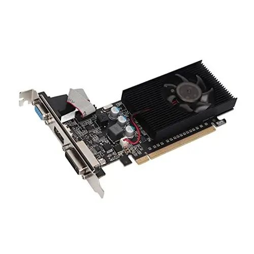 Produktbild: Bewinner GT610 Grafikkarte, 64bit 810MHz 2GB DDR3 Grafikkarte, 2560x1600 PC Grafikkarte, PCI Express 2.0, DVI VGA HDMI Low Profile Grafikkarte