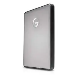 Produktbild: G-Technology G-Drive Mobile USB-C 1 TB (elegantes Aluminium-Design, schnelle Übertragungsrate 140 MB/s, USB-C-fähig, kompatibel mit USB 3.0 und Thunderbolt 3, Mac-kompatibel) space grau
