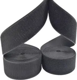 Produktbild: GTLAOGS Klettband zum Nähen Set (Hakenband + Flauschband), klettverschluss zum nähen in Industriequalität aus Nylon-Polyester, 50 mm x 5 m für Kleidung & Heimtextilien, Handwerk DIY und Nähen Projekte