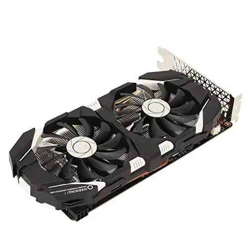 Produktbild: GTX1060 6 GB GDDR5 192-Bit-Gaming-Grafikkarte, 4K HDR 8008 MHz Speicherfrequenz-Computergrafikkarte, GPU-Grafikkarte mit Zwei Lüftern(6 GB)