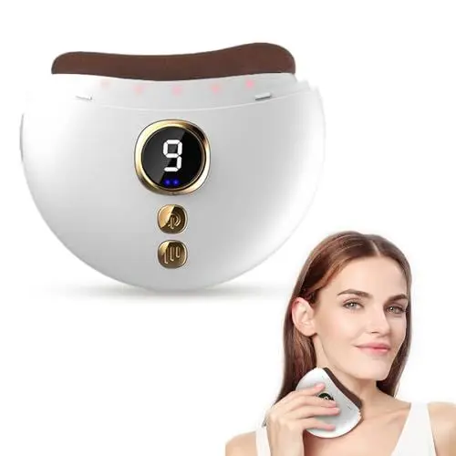 Produktbild: Gua Sha Gesichtsmassagegerät, Gesichtsformungswerkzeug, elektrisches Gesichtsmassagegerät mit Wärme & Vibration Perfekt Massageroller