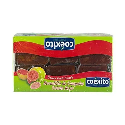 Produktbild: Guaven-Dessert aus Kolumbien, Pack 480g - Bocadillo de Guayaba Veleño Rojo COEXITO 480g