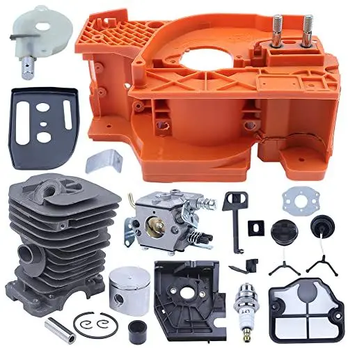 Produktbild: Gubeter Zylinderkolben-Kurbelgehäuse-Vergaser-Kit, für Husqvarna 137 142 Kettensäge, 530071991, 530069940, 530071987, 545013503, 530029811, 530037465, 530047855, 503161602, 5310 8310