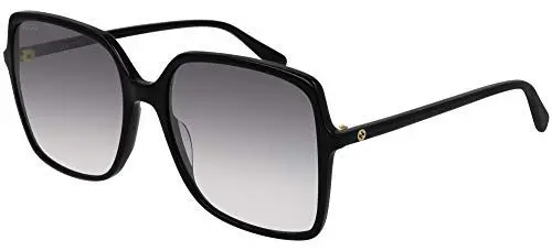 Produktbild: GUCCI Womens GG0544S Sunglasses, Black-Black-Grey, 57