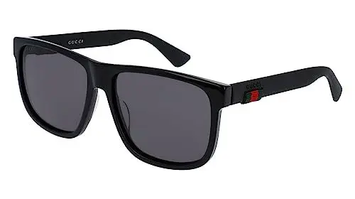 Produktbild: Gucci Sonnenbrille GG0010S-001-58 Rechteckig Sonnenbrille 58, Grau