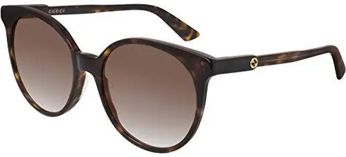 Produktbild: Gucci Unisex – Erwachsene GG0488S-002-54 Sonnenbrille, Havana Dunkel, 54