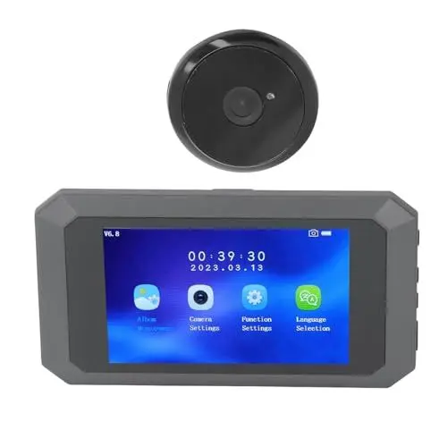 Produktbild: Guckloch Video Türklingeln, Digitaler Türspion mit 3,97 Zoll LCD Display, 1080P, 135° Weitwinkel Nachtsicht, Bewegungserkennung, Überwachung, Katzenaugenkamera Sicherheit